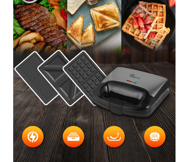 ExtraLink Opiekacz 3 w 1 Home SJ-37A - 1373006 - zdjęcie 2